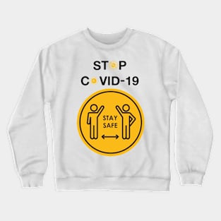 covid 19 Crewneck Sweatshirt